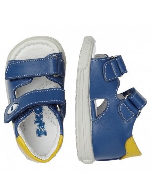 Falcotto Etesian sandalo blu punta aperta da bambino