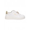 Gaelle Paris Sneaker BIANCA ORO CON GIOIELLO BAMBINA DONNA cerimonia elegante sneakers scarpa scarpe