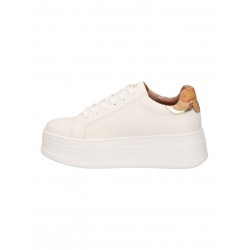 Alviero Martini 1A Prima Classe Sneakers paltform Donna bianche mappa bianca Scarpa Scarpe geo elevate bambina