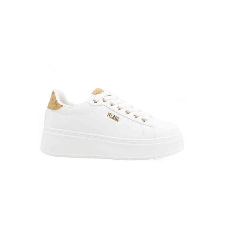 Alviero Martini 1A Prima Classe Sneakers Donna BIANCA Scarpa Scarpe scritta