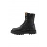 Stivaletti Anfibi Alviero Martini 1^ Classe in Similpelle Nera con Dettagli Geo Classic