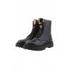 Stivaletti Anfibi Alviero Martini 1^ Classe in Similpelle Nera con Dettagli Geo Classic