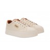 Sneakers eleganti Alviero Martini con iconica stampa mappa Geo Classic sulla linguetta e lacci tono su tono.