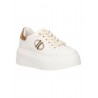 Sneakers Alviero Martini 1ª Classe Donna Bianco Platform con Logo Gioiello e Dettagli Geo Classic