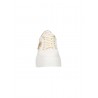 Sneakers Alviero Martini 1ª Classe Donna Bianco Platform con Logo Gioiello e Dettagli Geo Classic