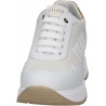 Alviero Martini scarpa da donna sneaker 1a classe bianca beige vera pelle made in italy