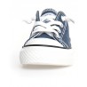Naturino sneakers scarpe da bambino in pelle e tessuto blu canvas lacci