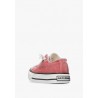 Naturino sneakers scarpe da bambino in pelle e tessuto rosso rosse canvas lacci