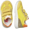 Naturino sneakers scarpe da bambino in Suede e Tessuto tecnico interno in pelle strappi giallo militare arancione Jesko VL