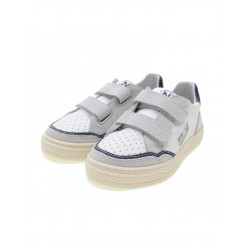 Naturino sneakers scarpe da bambino in pelle strappi bianco blu Ariton Vl