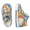 FALCOTTO MICHAEL CANVAS AZURE MULTI SNEAKER da BAMBINO con strappi multicolore scarpe