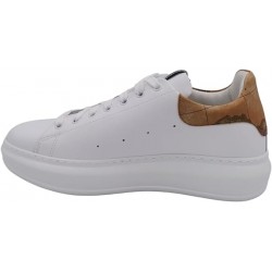 Alviero Martini Prima Classe Sneakers Bianche da Uomo vera pelle made in Italy bianco scarpe